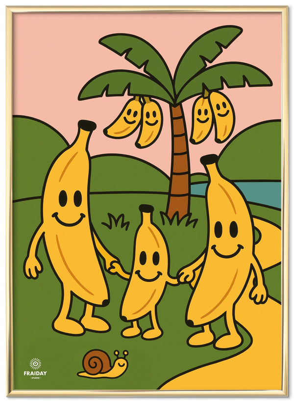 Fraiday Studio – Plakat – Let's Go' Banana