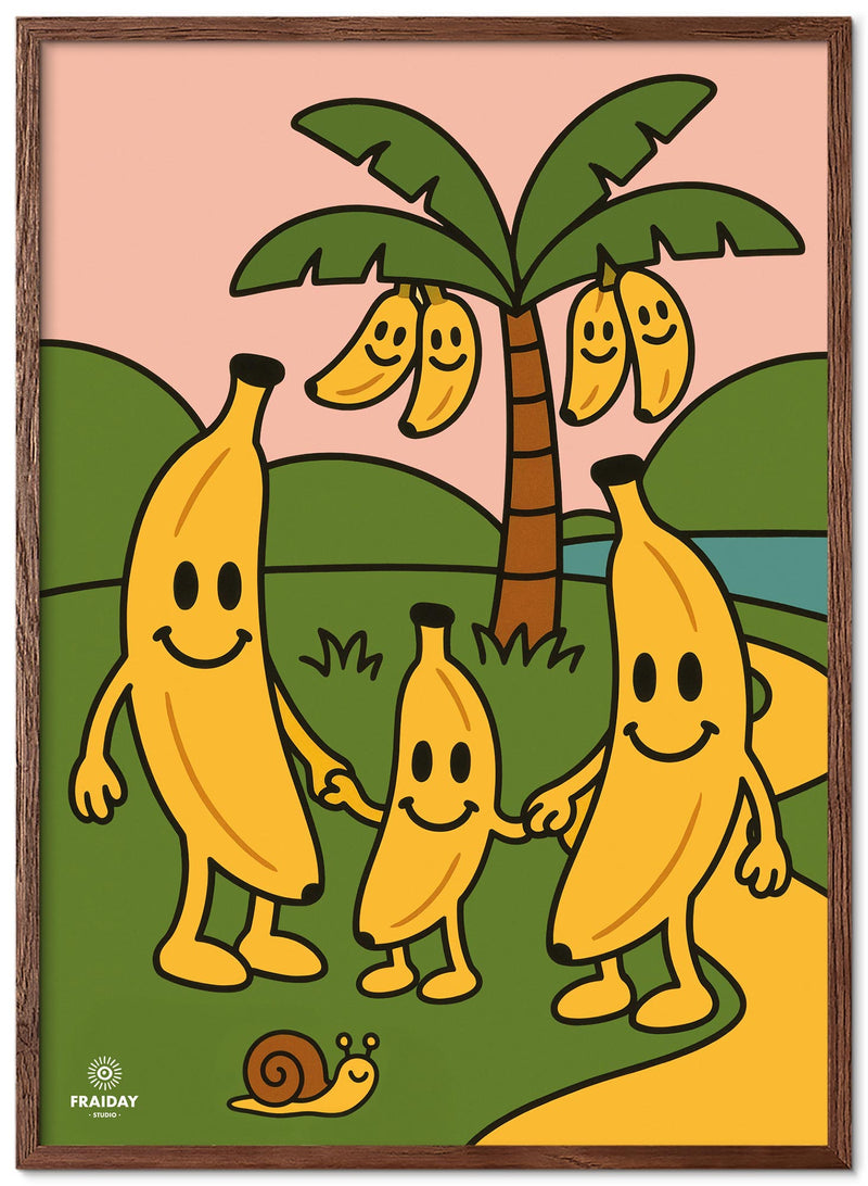 Fraiday Studio – Plakat – Let's Go' Banana