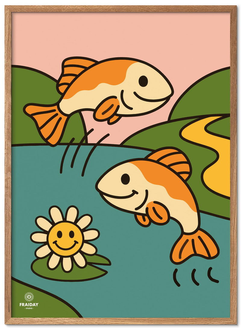 Fraiday Studio – Plakat – Let's Go' Fish