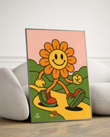 Fraiday Studio – Plakat – Let's Go' Flower
