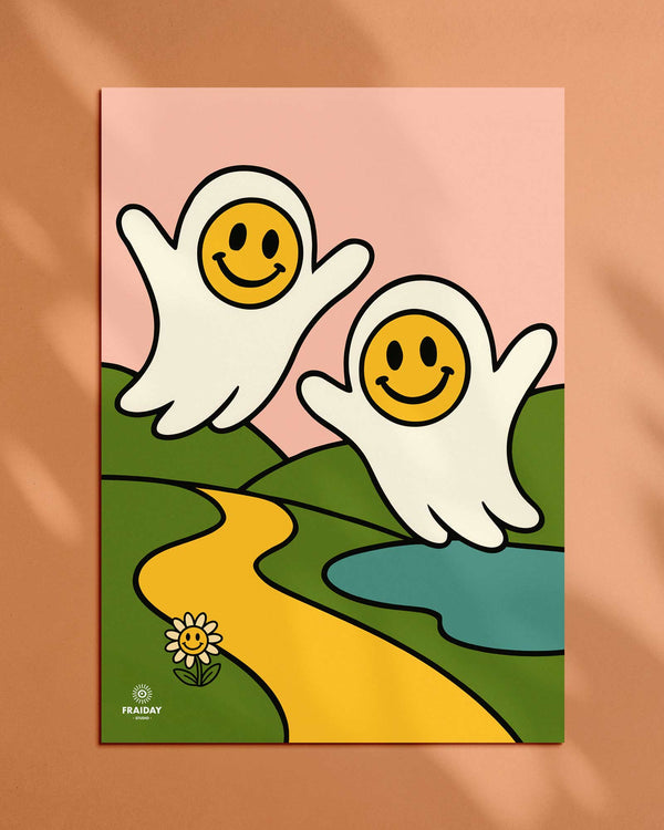 Fraiday Studio – Plakat – Let's Go' Ghost