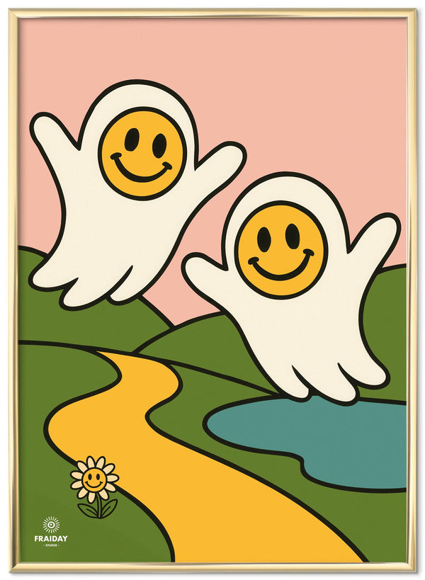 Fraiday Studio – Plakat – Let's Go' Ghost