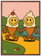 Fraiday Studio – Plakat – Let's Go' Ice Cream