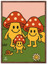 Fraiday Studio – Plakat – Let's Go' Mushroom