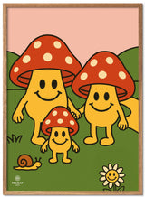 Fraiday Studio – Plakat – Let's Go' Mushroom