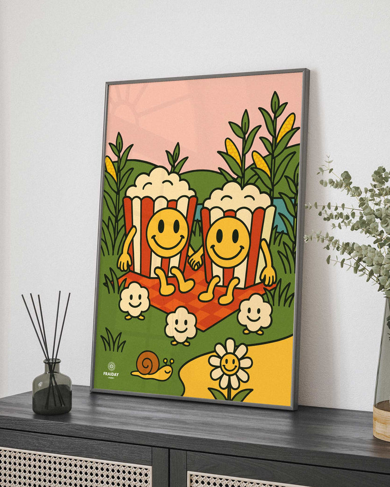 Fraiday Studio – Plakat – Let's Go' Popcorn