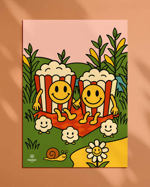 Fraiday Studio – Plakat – Let's Go' Popcorn