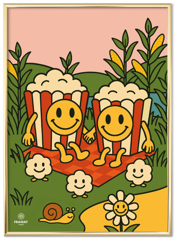 Fraiday Studio – Plakat – Let's Go' Popcorn