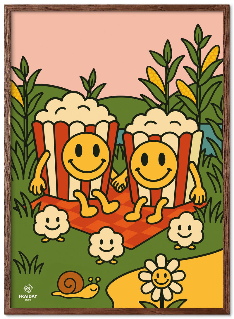 Fraiday Studio – Plakat – Let's Go' Popcorn
