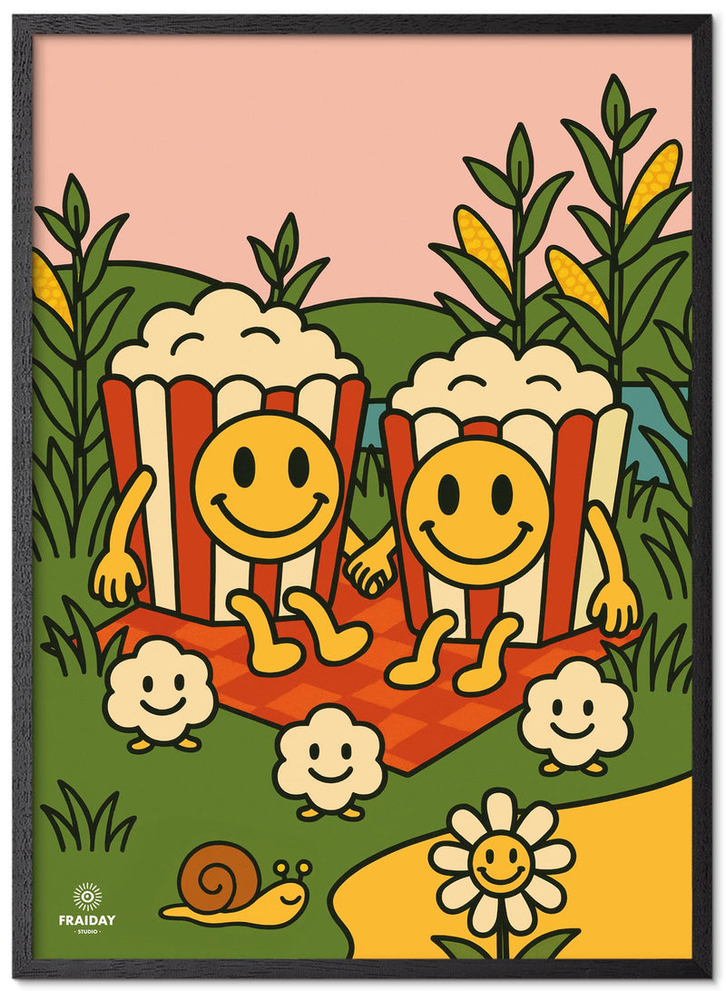 Fraiday Studio – Plakat – Let's Go' Popcorn