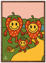 Fraiday Studio – Plakat – Let's Go' Strawberry