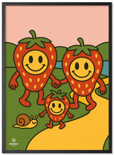 Fraiday Studio – Plakat – Let's Go' Strawberry