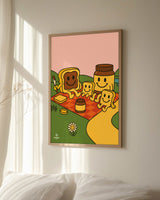 Fraiday Studio – Plakat – Let's Go' Toast