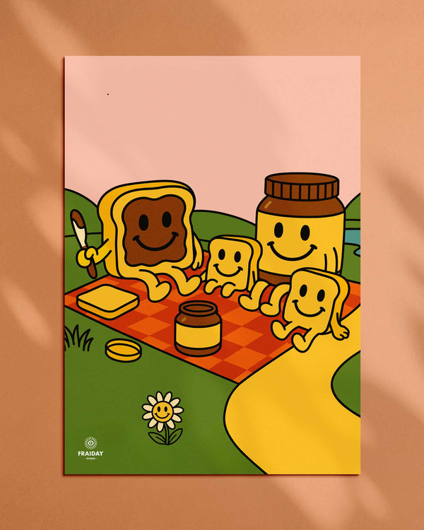 Fraiday Studio – Plakat – Let's Go' Toast