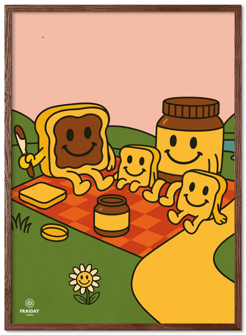 Fraiday Studio – Plakat – Let's Go' Toast