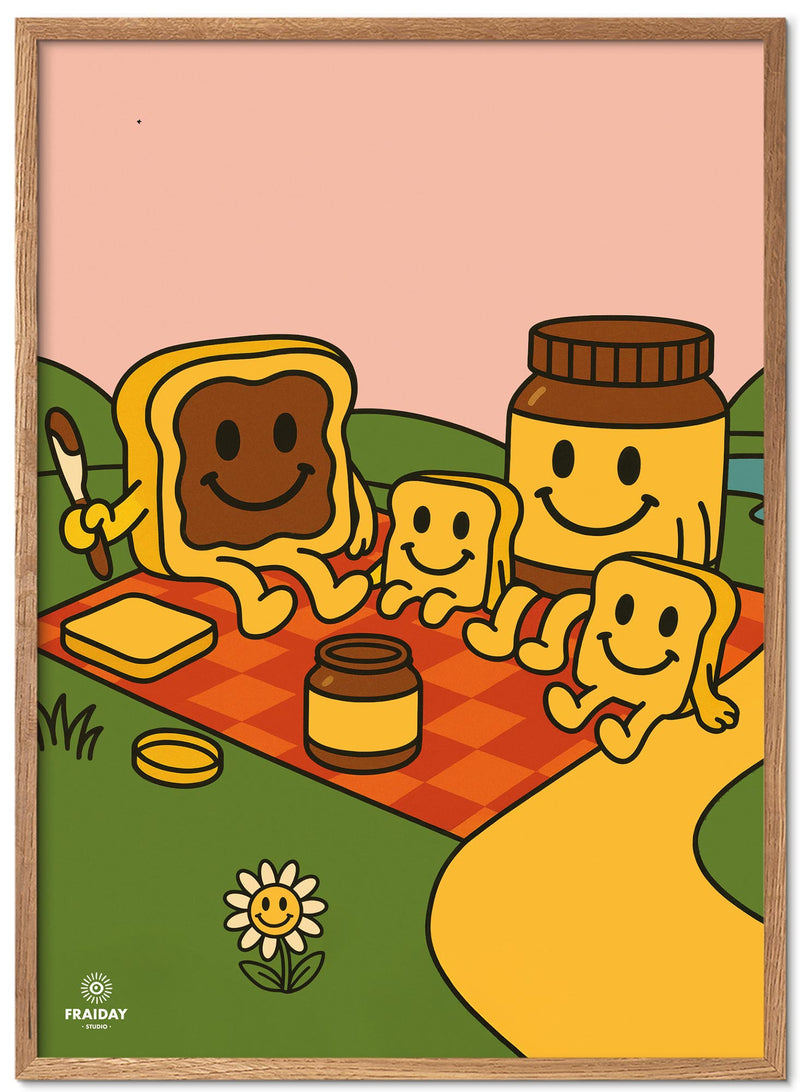 Fraiday Studio – Plakat – Let's Go' Toast