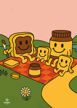 Fraiday Studio – Plakat – Let's Go' Toast