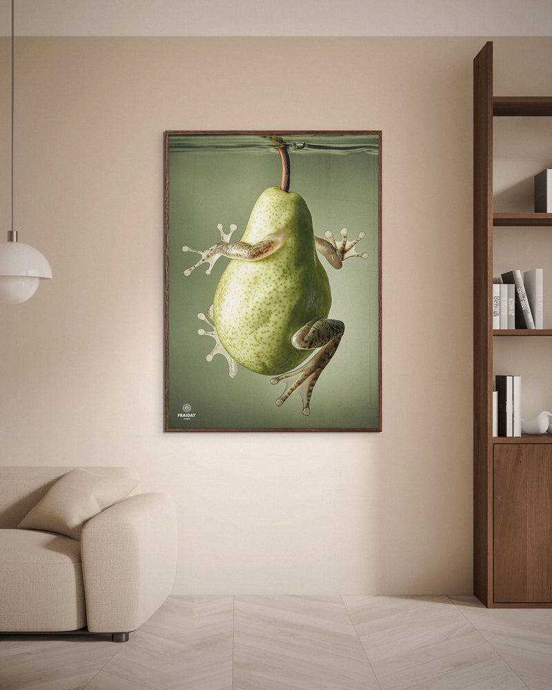 Fraiday Studio – Plakat – Swimming Pear