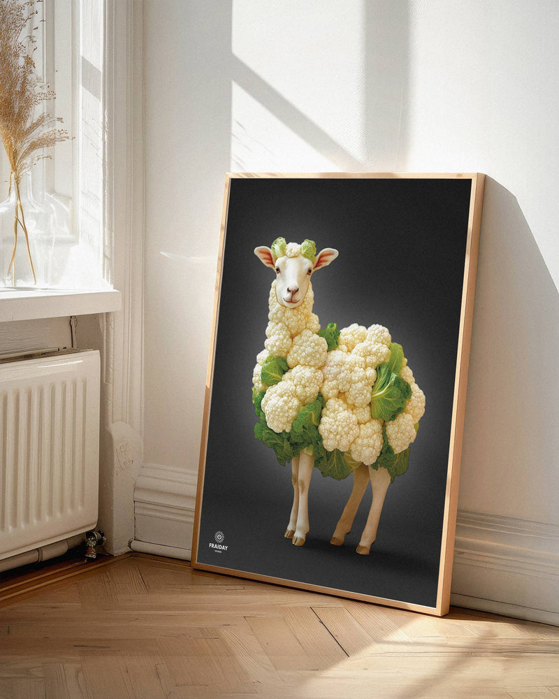 Fraiday Studio – Plakat – Wool Flower – Black Edition