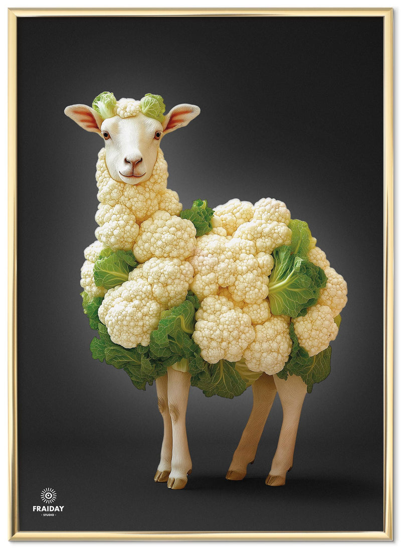 Fraiday Studio – Plakat – Wool Flower – Black Edition