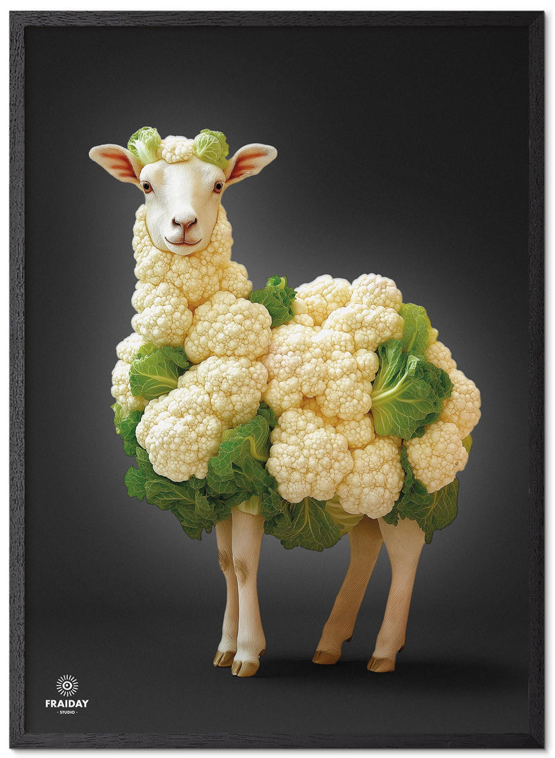 Fraiday Studio – Plakat – Wool Flower – Black Edition
