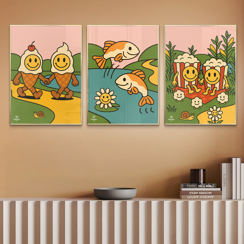 Fraiday Studio – Plakat – Let's Go' Fish