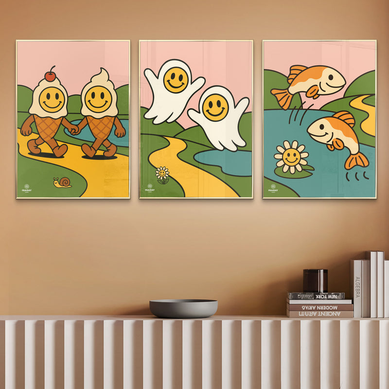Fraiday Studio – Plakat – Let's Go' Ice Cream
