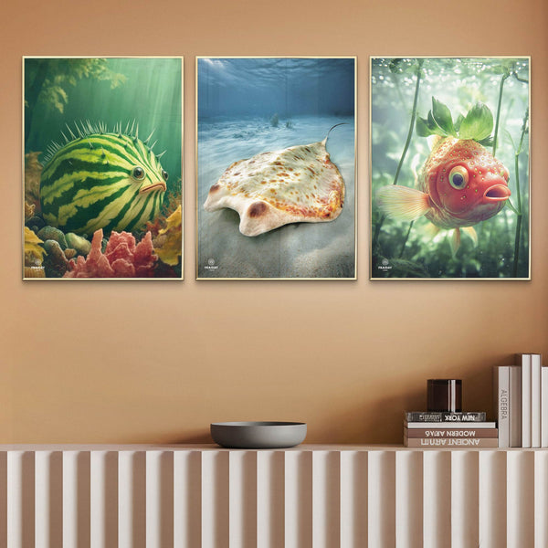 Fraiday Studio – Billedvæg – 3 valgfri plakater – 30×40 cm