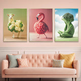 Fraiday Studio – Billedvæg – 3 valgfri plakater – 70×100 cm